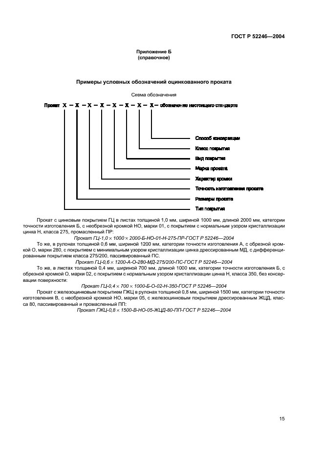 ГОСТ Р 52246-2004 Прокат листовой горячеоцинкованный. Технические условия (фото 18 из 23)
