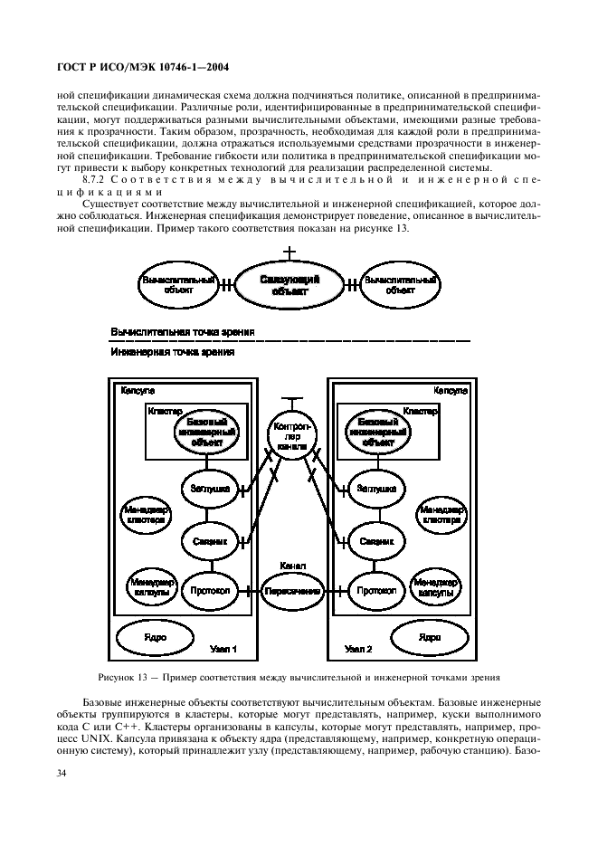 ГОСТ Р ИСО/МЭК 10746-1-2004 Информационная технология. Открытая распределенная обработка. Базовая модель. Часть 1. Основные положения (фото 39 из 81)