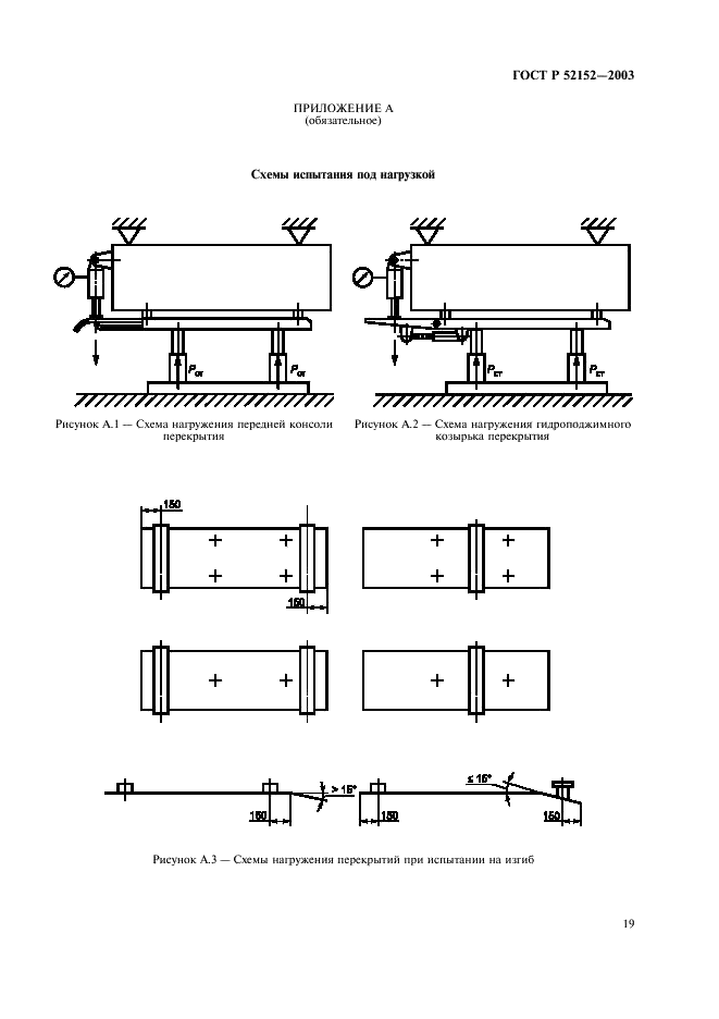 ГОСТ Р 52152-2003 Крепи механизированные для лав. Основные параметры. Общие технические требования. Методы испытаний (фото 22 из 31)