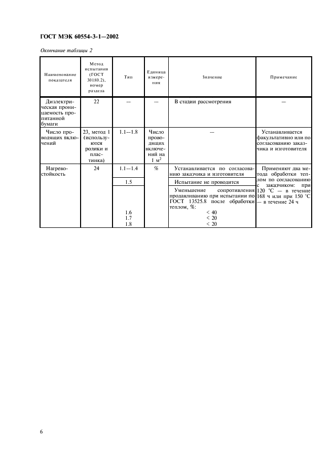 ГОСТ МЭК 60554-3-1-2002 Бумага электроизоляционная целлюлозная. Технические требования. Часть 3. Общие технические требования к отдельным материалам. Раздел 1. Бумага электроизоляционная общего назначения (фото 9 из 11)