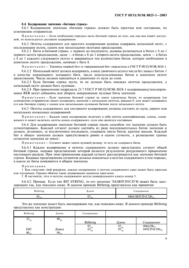 ГОСТ Р ИСО/МЭК 8825-1-2003 Информационная технология. Правила кодирования ACH.1. Часть 1. Спецификация базовых (BER), канонических (СER) и отличительных (DER) правил кодирования (фото 13 из 32)