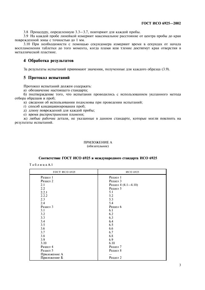 ГОСТ ИСО 6925-2002 Покрытия напольные текстильные. Метод оценки характеристики горения с использованием таблетки (фото 6 из 7)