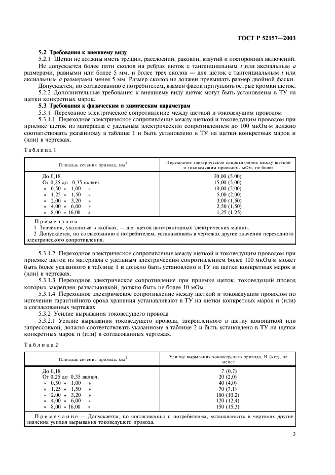 ГОСТ Р 52157-2003 Щетки электрических машин. Общие технические условия (фото 6 из 15)