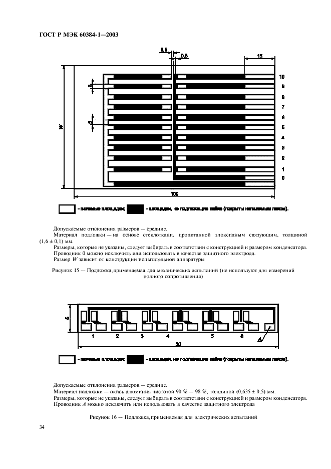 ГОСТ Р МЭК 60384-1-2003 Конденсаторы постоянной емкости для электронной аппаратуры. Часть 1. Общие технические условия (фото 37 из 49)