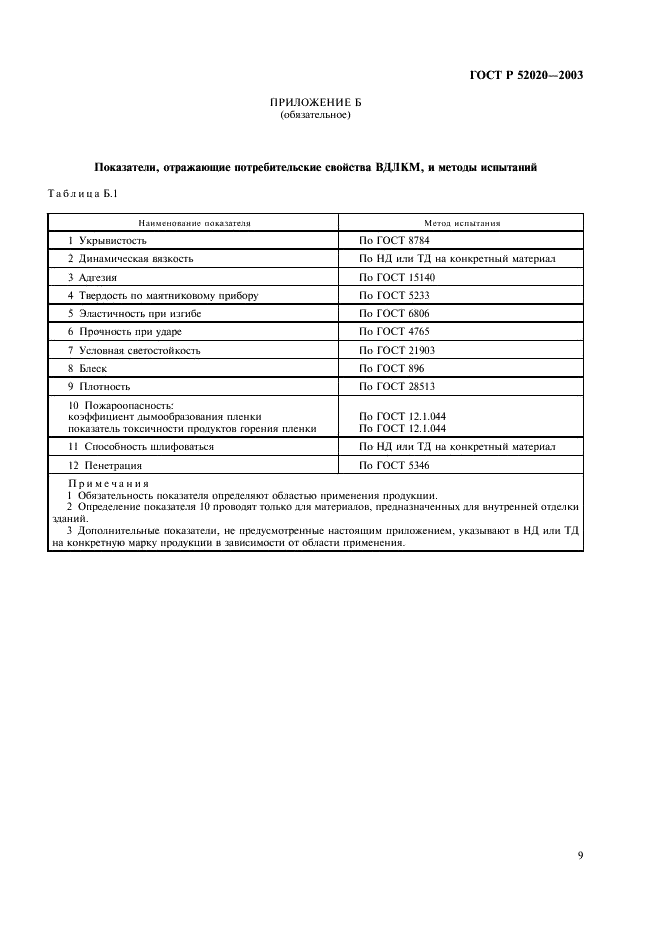 ГОСТ Р 52020-2003 Материалы лакокрасочные водно-дисперсионные. Общие технические условия (фото 12 из 15)