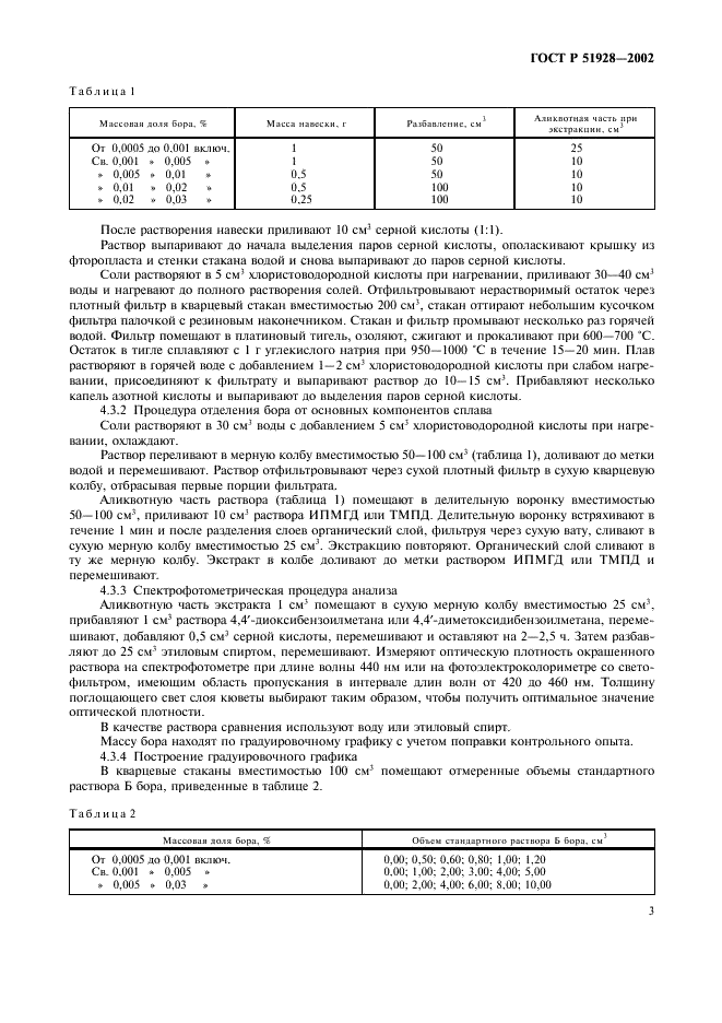 ГОСТ Р 51928-2002 Сплавы и порошки жаропрочные на никелевой основе. Методы определения бора (фото 6 из 11)