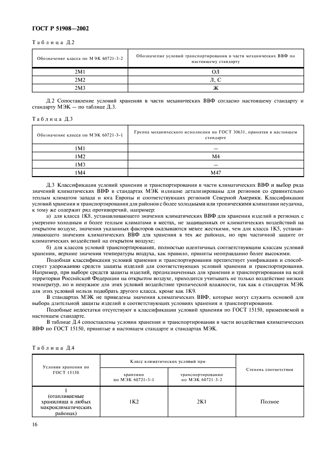ГОСТ Р 51908-2002 Общие требования к машинам, приборам и другим техническим изделиям в части условий хранения и транспортирования (фото 20 из 24)