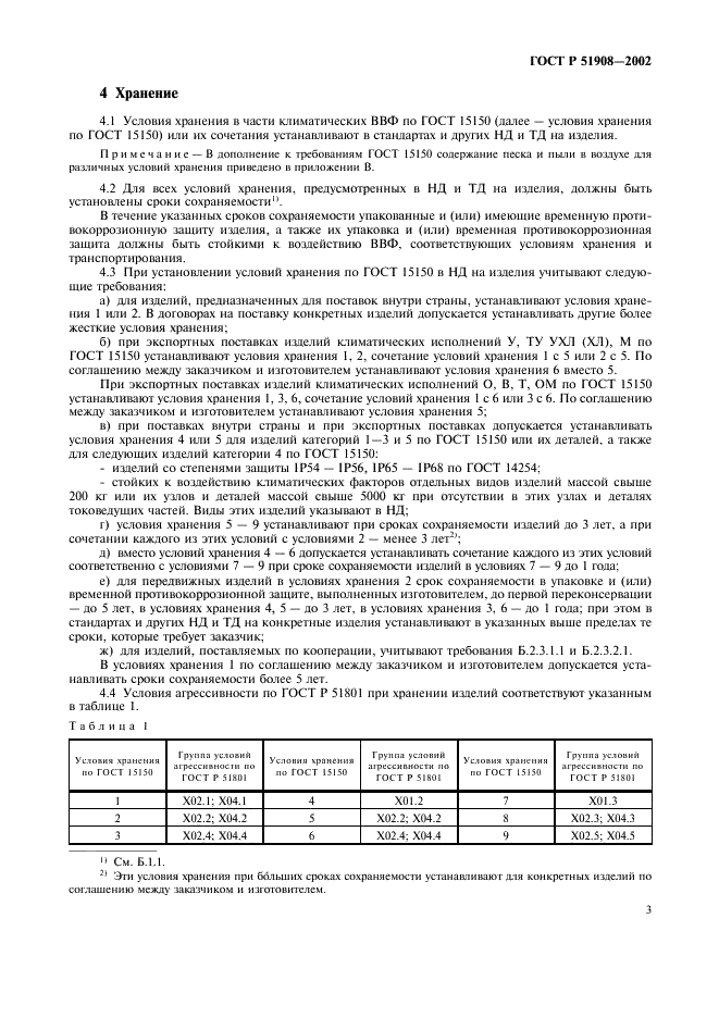 ГОСТ Р 51908-2002 Общие требования к машинам, приборам и другим техническим изделиям в части условий хранения и транспортирования (фото 7 из 24)