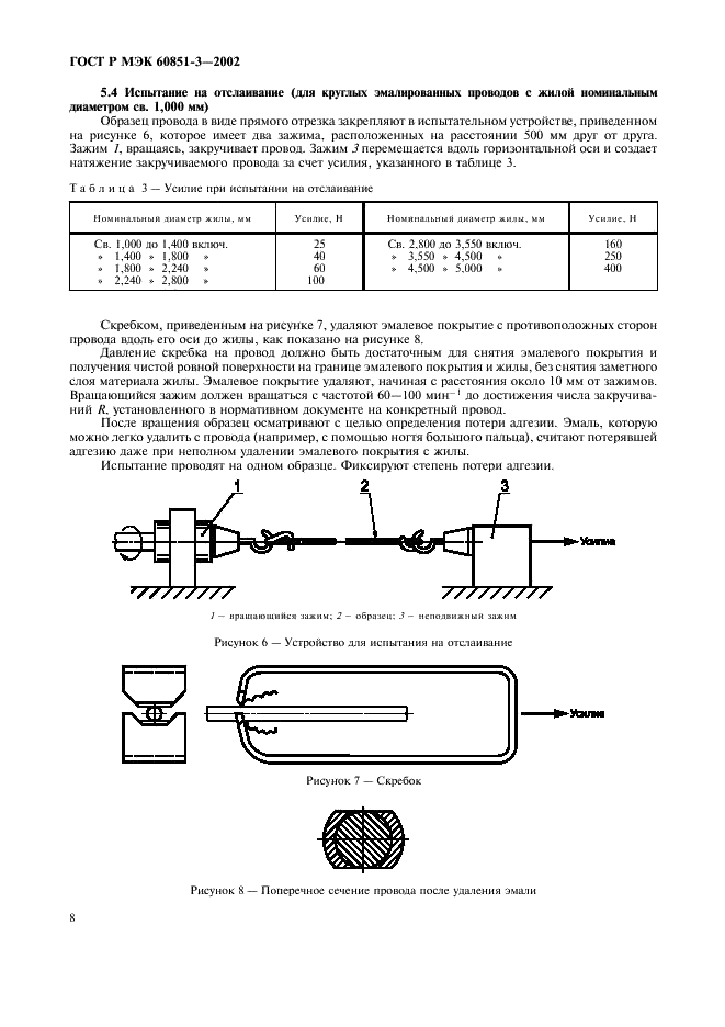 ГОСТ Р МЭК 60851-3-2002 Провода обмоточные. Методы испытаний. Часть 3. Механические свойства (фото 11 из 29)