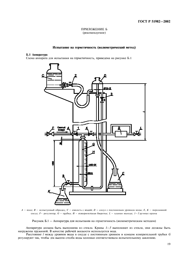 ГОСТ Р 51982-2002 Регуляторы давления для газовых аппаратов с давлением на входе до 20 кПа. Общие технические требования и методы испытаний (фото 22 из 27)