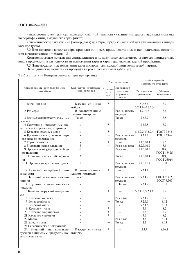 ГОСТ 30765-2001 Тара транспортная металлическая. Общие технические условия (фото 19 из 62)