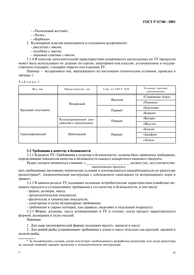 ГОСТ Р 51740-2001 Технические условия на пищевые продукты. Общие требования к разработке и оформлению (фото 17 из 36)