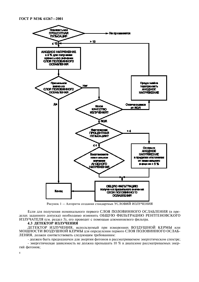 ГОСТ Р МЭК 61267-2001 Аппараты рентгеновские медицинские диагностические. Условия излучения при определении характеристик (фото 8 из 24)