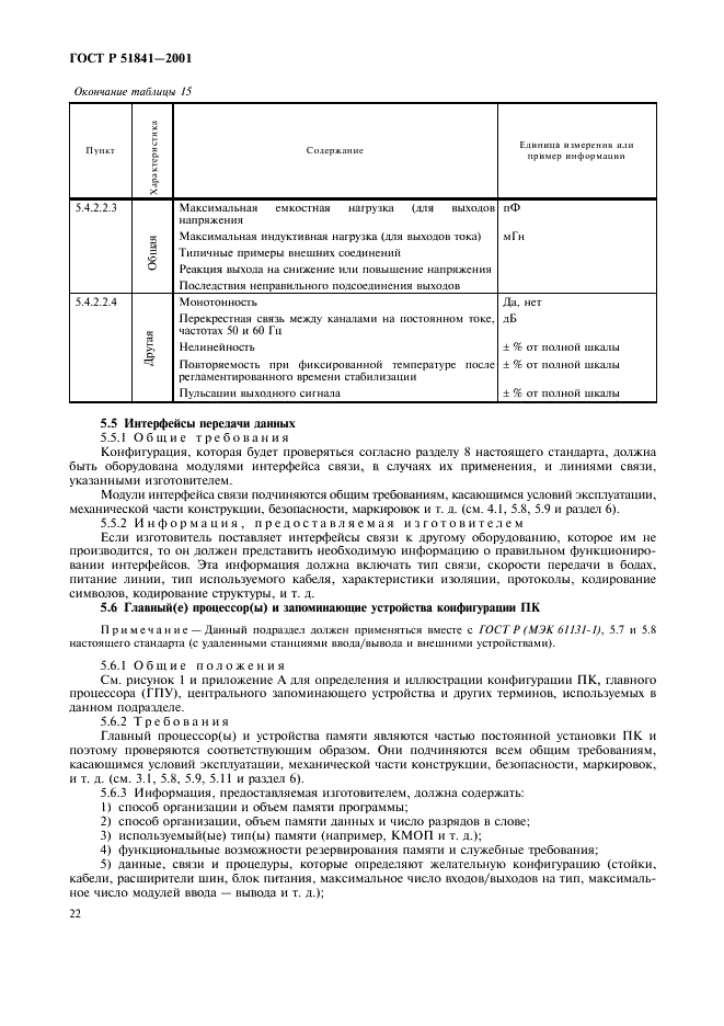 ГОСТ Р 51841-2001 Программируемые контроллеры. Общие технические требования и методы испытаний (фото 26 из 78)