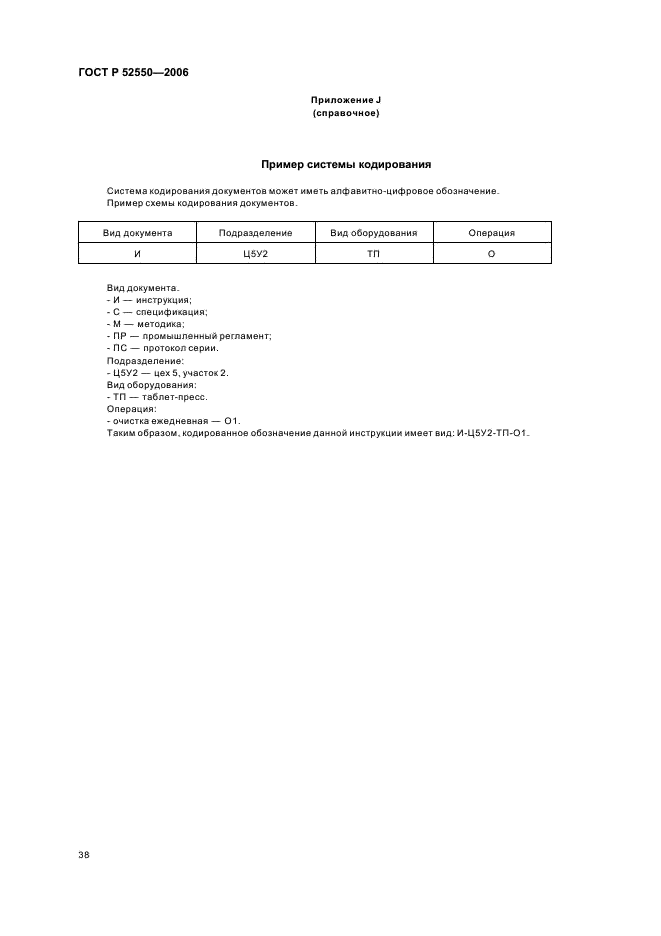 ГОСТ Р 52550-2006 Производство лекарственных средств. Организационно-технологическая документация (фото 42 из 45)