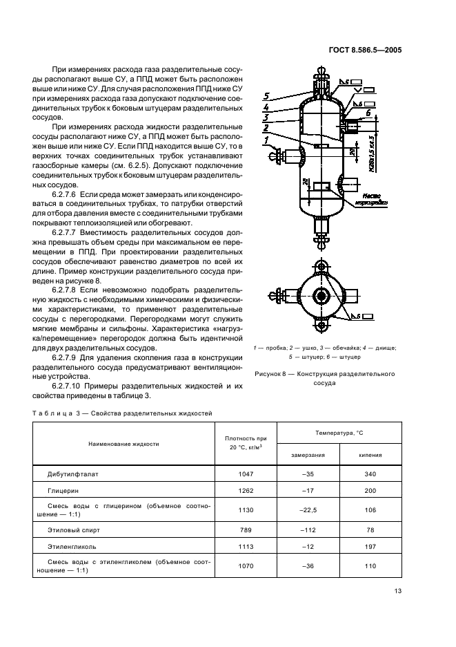 ГОСТ 8.586.5-2005 Государственная система обеспечения единства измерений. Измерение расхода и количества жидкостей и газов с помощью стандартных сужающих устройств. Часть 5. Методика выполнения измерений (фото 19 из 94)