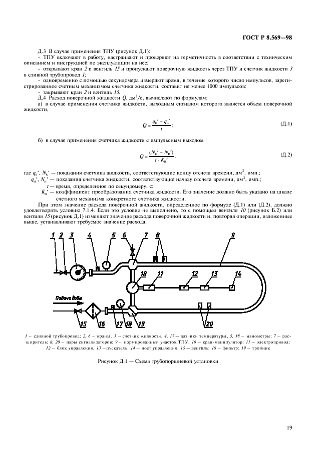 ГОСТ Р 8.569-98 Государственная система обеспечения единства измерений. Автоцистерны для жидких нефтепродуктов. Методика поверки (фото 22 из 31)