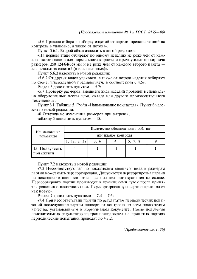 Изменение №1 к ГОСТ 8179-98  (фото 4 из 15)