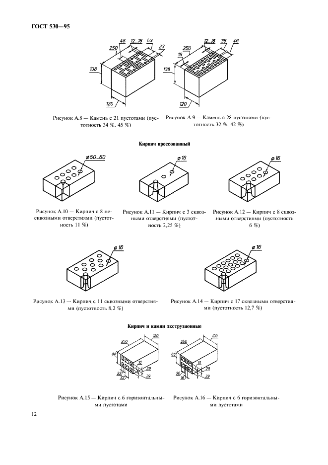 ГОСТ 530-95 Кирпич и камни керамические. Технические условия (фото 15 из 19)