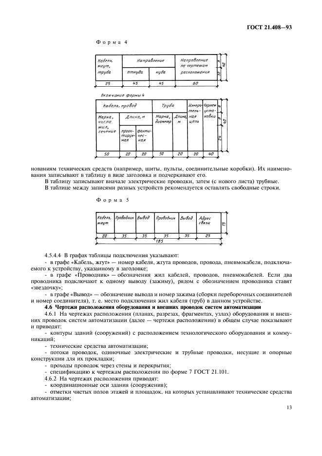 ГОСТ 21.408-93 Система проектной документации для строительства. Правила выполнения рабочей документации автоматизации технологических процессов (фото 15 из 28)