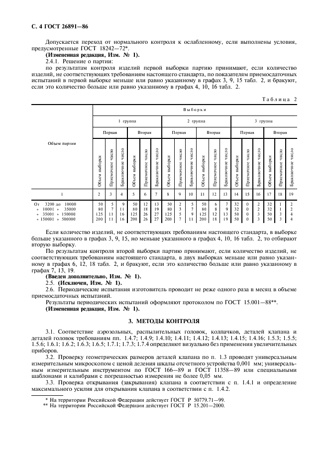 ГОСТ 26891-86 Клапаны аэрозольные, головки распылительные и колпачки. Технические условия (фото 5 из 11)