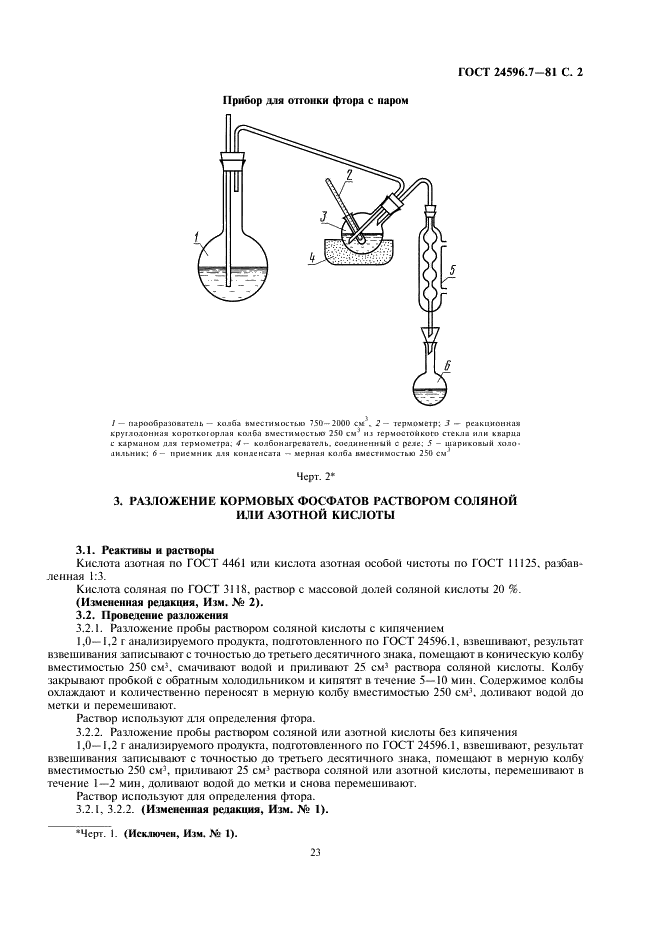 ГОСТ 24596.7-81 Фосфаты кормовые. Методы определения фтора (фото 2 из 5)