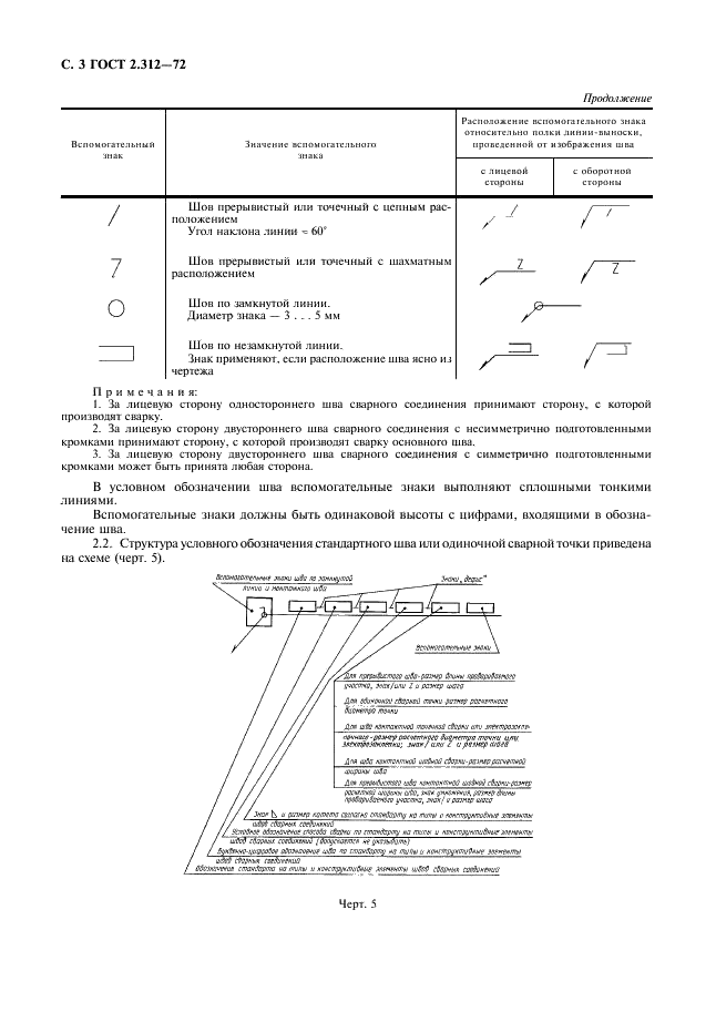 ГОСТ 2.312-72 Единая система конструкторской документации. Условные изображения и обозначения швов сварных соединений (фото 4 из 10)