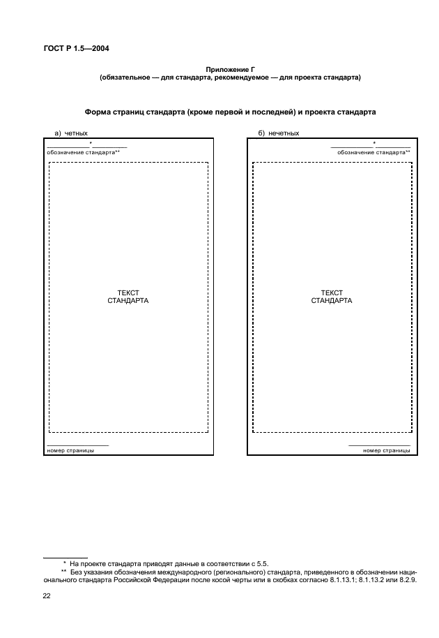 ГОСТ Р 1.5-2004 Стандартизация в Российской Федерации. Стандарты национальные Российской Федерации. Правила построения, изложения, оформления и обозначения (фото 25 из 35)