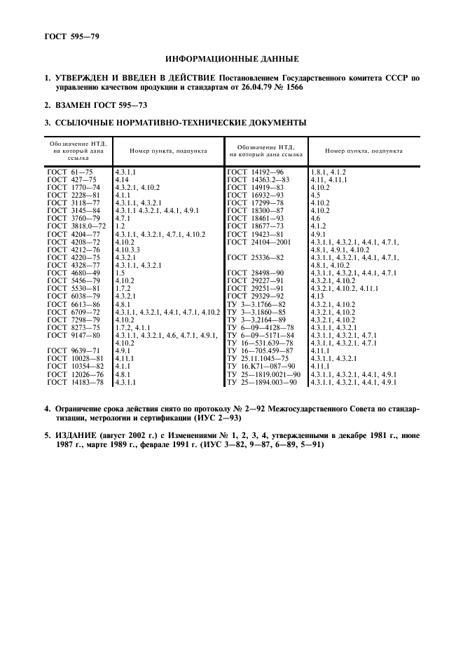 ГОСТ 595-79 Целлюлоза хлопковая. Технические условия (фото 2 из 16)