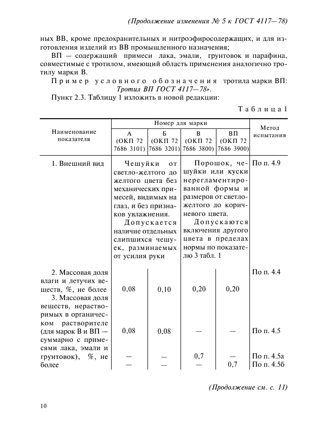ГОСТ 4117-78 Тротил для промышленных взрывчатых веществ. Технические условия (фото 19 из 25)