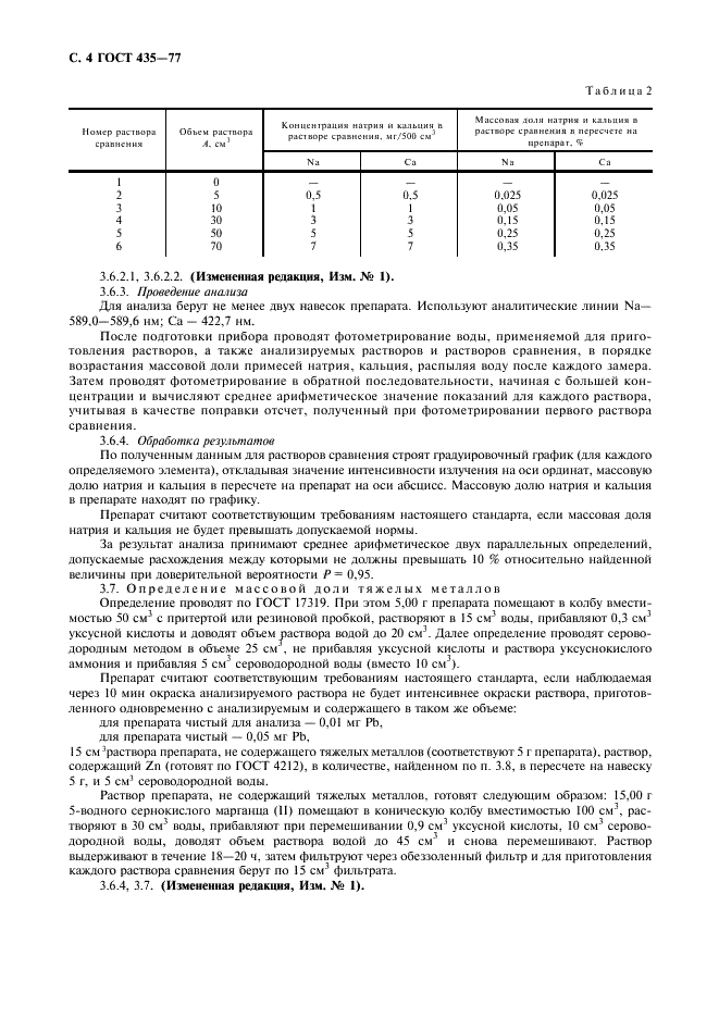 ГОСТ 435-77 Реактивы. Марганец (II) сернокислый 5-водный. Технические условия (фото 5 из 10)