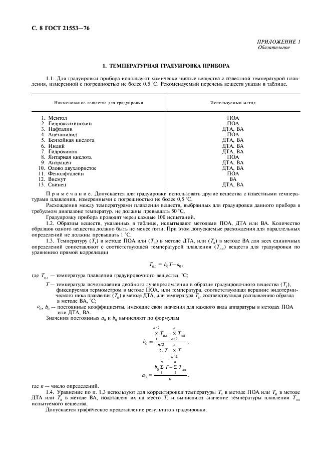 ГОСТ 21553-76 Пластмассы. Методы определения температуры плавления (фото 9 из 15)