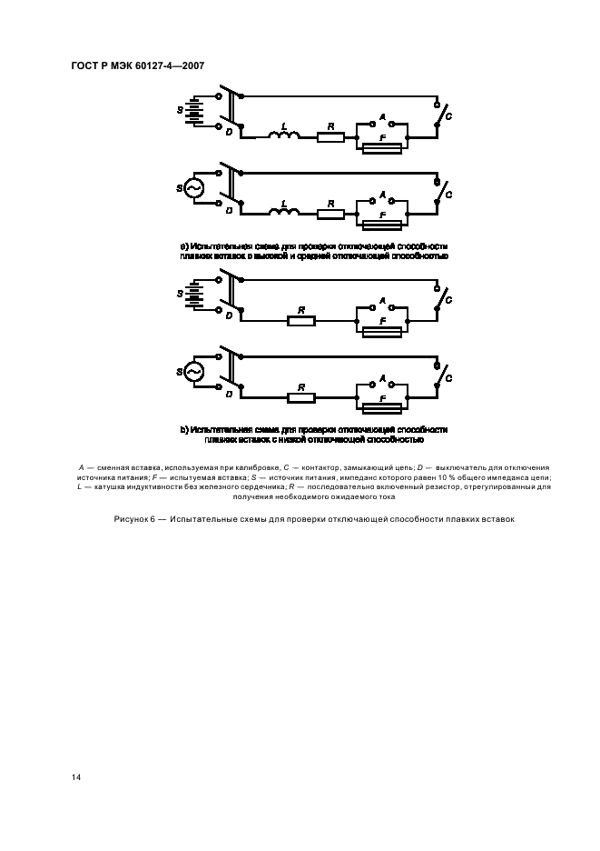 ГОСТ Р МЭК 60127-4-2007 Миниатюрные плавкие предохранители. Часть 4. Универсальные модульные плавкие вставки для объемного и поверхностного монтажа (фото 16 из 24)