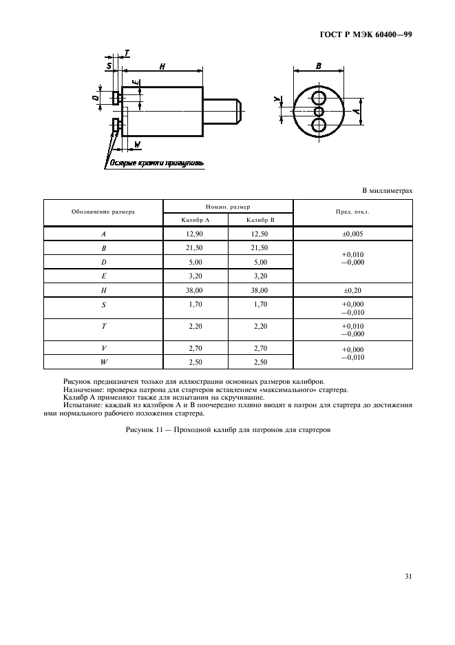 ГОСТ Р МЭК 60400-99 Патроны для трубчатых люминесцентных ламп и стартеров (фото 34 из 58)