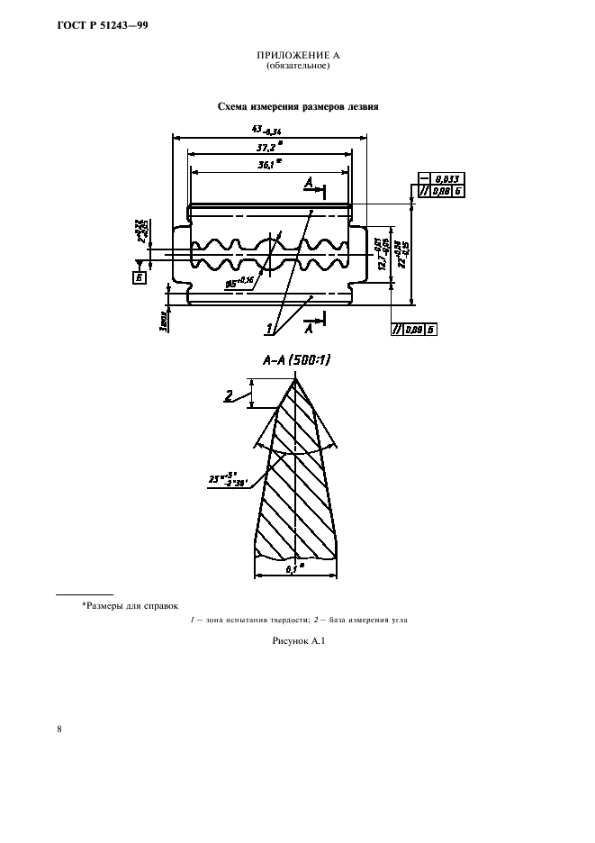 ГОСТ Р 51243-99 Бритвенные системы для влажного бритья. Общие технические условия (фото 10 из 12)