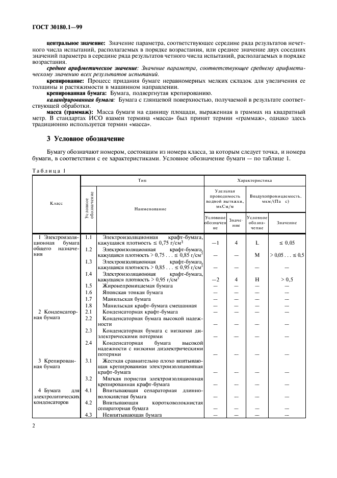 ГОСТ 30180.1-99 Бумага электроизоляционная целлюлозная. Технические требования. Часть 1. Термины и определения. Общие требования (фото 7 из 9)