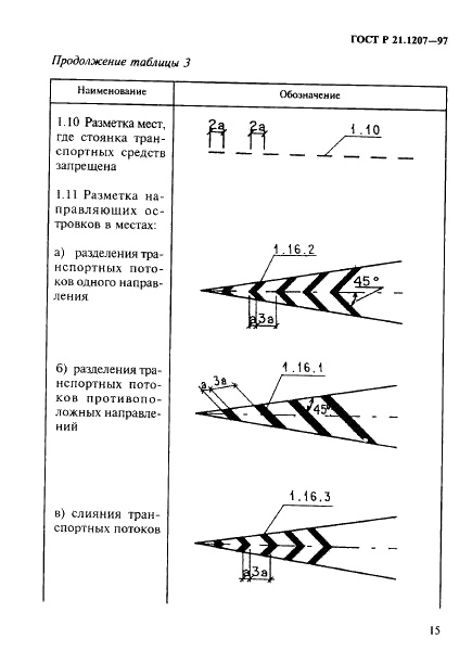ГОСТ Р 21.1207-97 Система проектной документации для строительства. Условные графические обозначения на чертежах автомобильных дорог (фото 18 из 30)