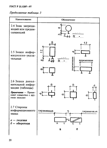 ГОСТ Р 21.1207-97 Система проектной документации для строительства. Условные графические обозначения на чертежах автомобильных дорог (фото 23 из 30)