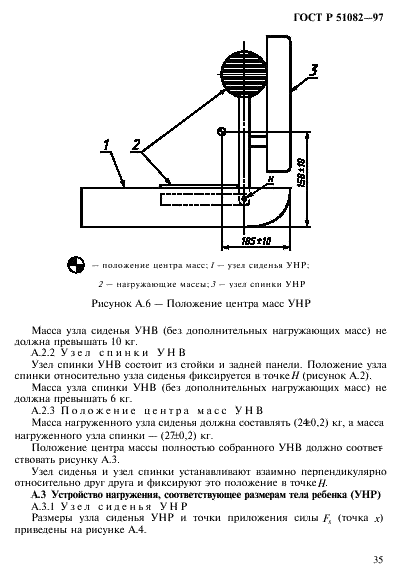 ГОСТ Р 51082-97 Кресла-коляски. Метод измерения параметров и размеров сиденья и колеса (фото 38 из 39)