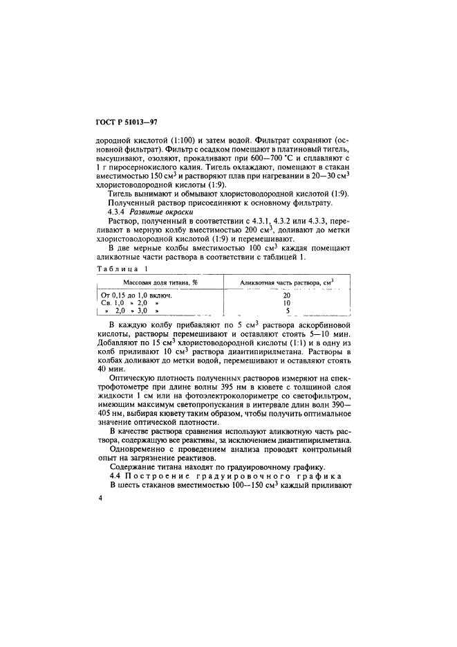 ГОСТ Р 51013-97 Сплавы жаропрочные, коррозионностойкие, прецизионные на основе никеля. Методы определения титана (фото 7 из 15)