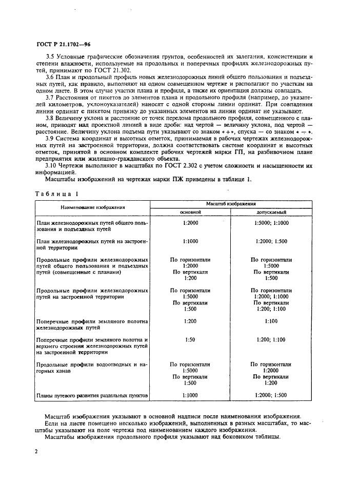 ГОСТ Р 21.1702-96 Система проектной документации для строительства. Правила выполнения рабочей документации железнодорожных путей (фото 5 из 30)