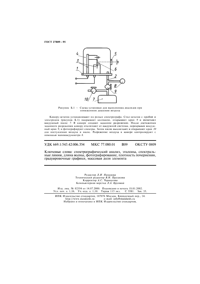 ГОСТ 27809-95 Чугун и сталь. Методы спектрографического анализа (фото 20 из 20)