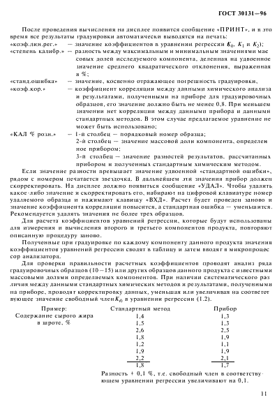 ГОСТ 30131-96 Жмыхи и шроты. Определение влаги, жира и протеина методом спектроскопии в ближней инфракрасной области (фото 13 из 20)