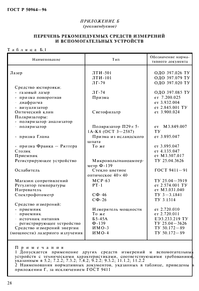 ГОСТ Р 50964-96 Элементы преобразования частоты лазерного излучения. Методы измерения параметров (фото 31 из 37)