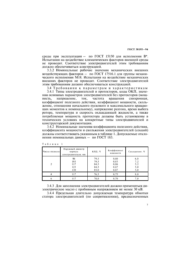 ГОСТ 30195-94 Электродвигатели асинхронные погружные. Общие технические условия (фото 10 из 35)