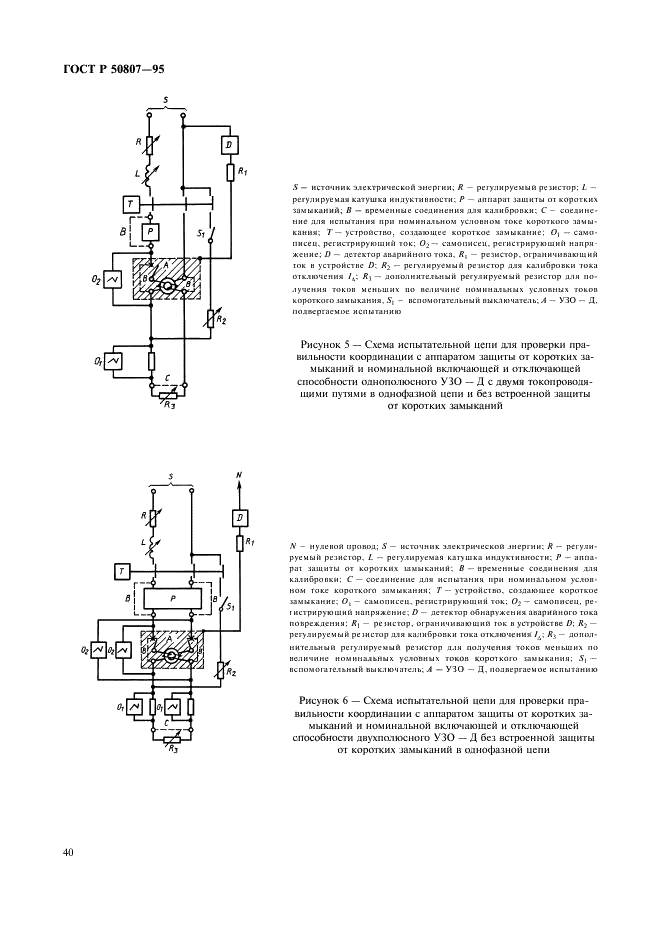 ГОСТ Р 50807-95 Устройства защитные, управляемые дифференциальным (остаточным) током. Общие требования и методы испытаний (фото 46 из 51)