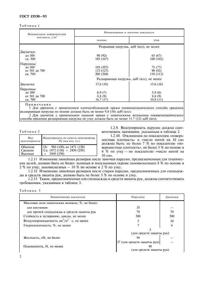 ГОСТ 15530-93 Парусины и двунитки. Общие технические условия (фото 4 из 9)