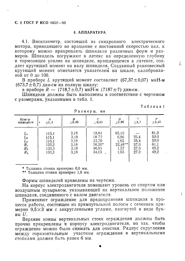 ГОСТ Р ИСО 1652-93 Латекс каучуковый. Определение вязкости (фото 3 из 7)