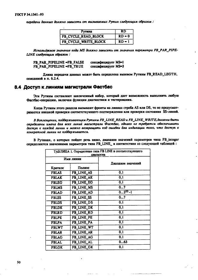 ГОСТ Р 34.1341-93 Информационная технология. Стандартные рутины для системы Фастбас (фото 59 из 121)